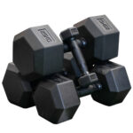 Hex Rubber Dumbbell